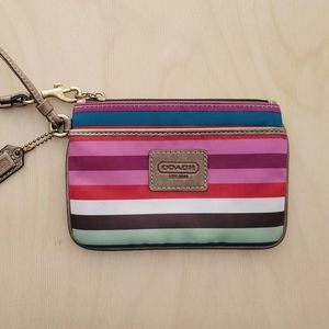 Coach wallet/wrist bag.